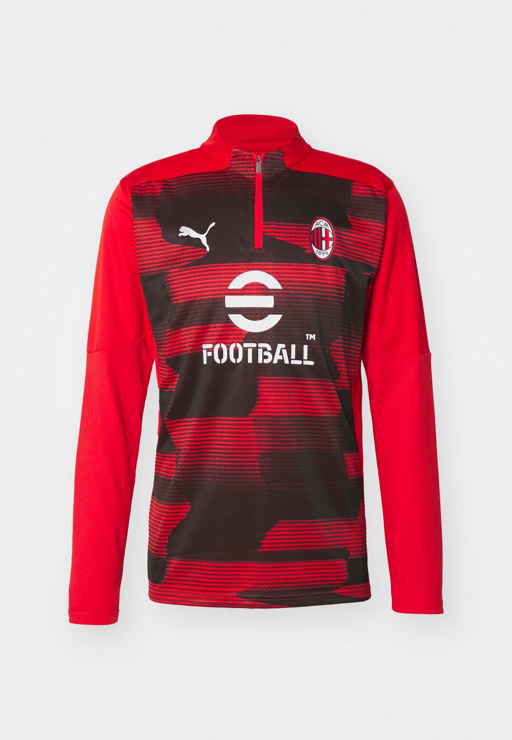 

Команда Ac Milan Prematch 1/4 Zip Puma, на все времена красно/черная