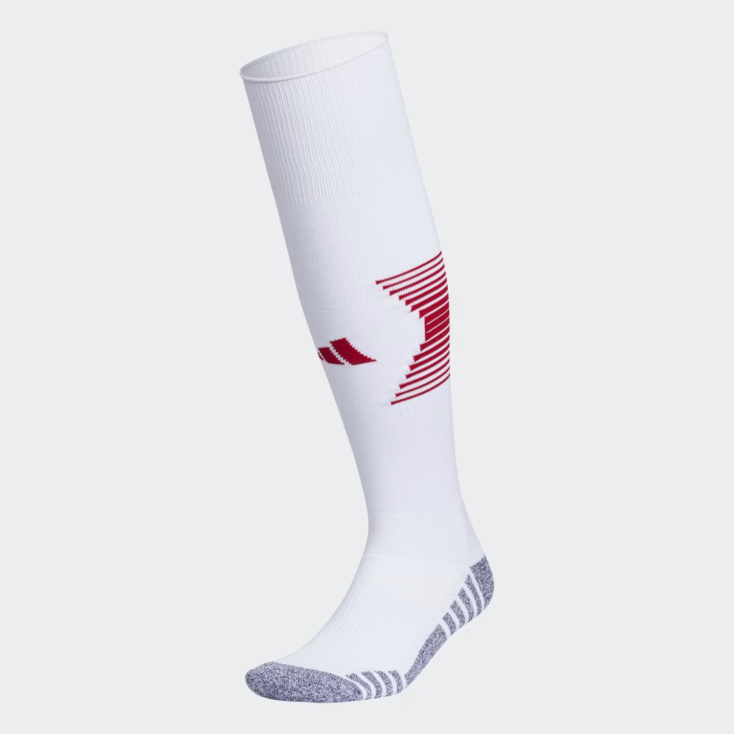 

Носки Team Speed ​​4 Soccer выше икры Adidas, цвет White/Power Red