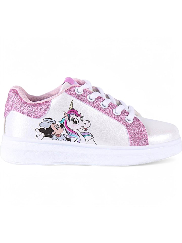 

Кроссовки на шнуровке Disney Minnie Mouse, белый