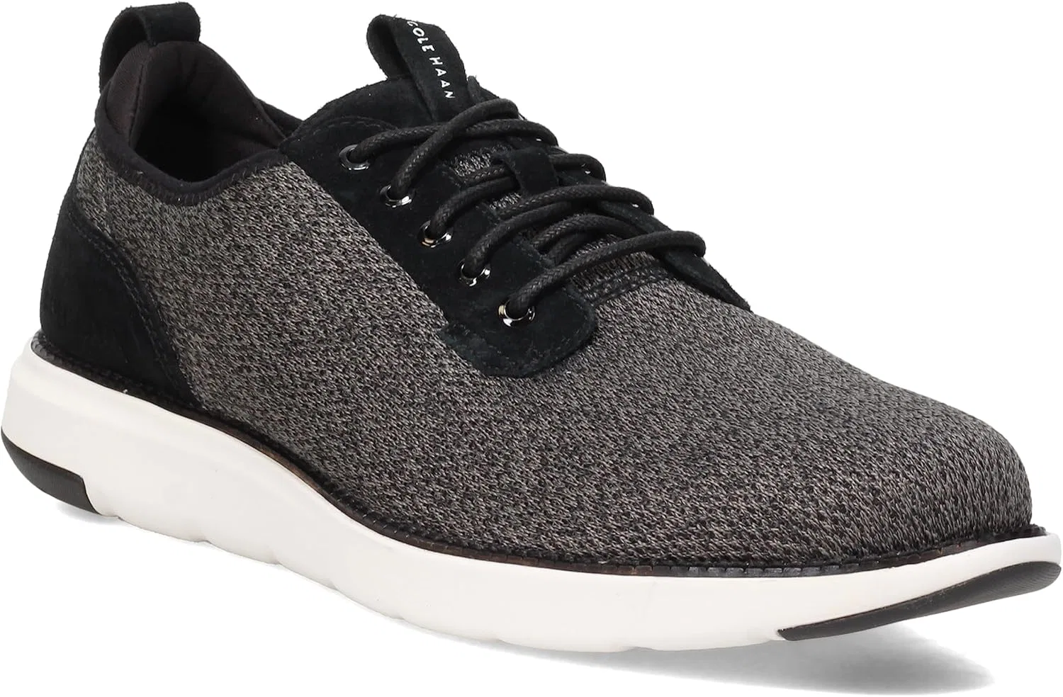 Мужские трикотажные оксфорды Cole Haan Grand Atlantc, Black Dark Pavement Knit