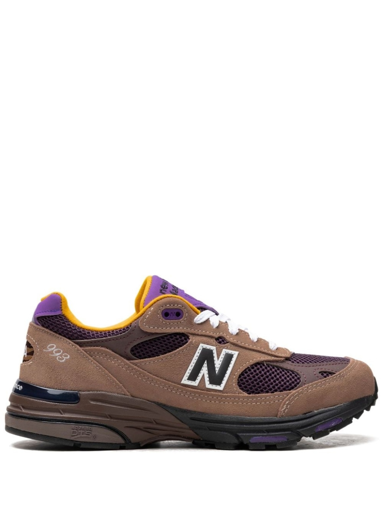 

Кроссовки New Balance Made in USA 993 "Mushroom/Midnight Violet", коричневый