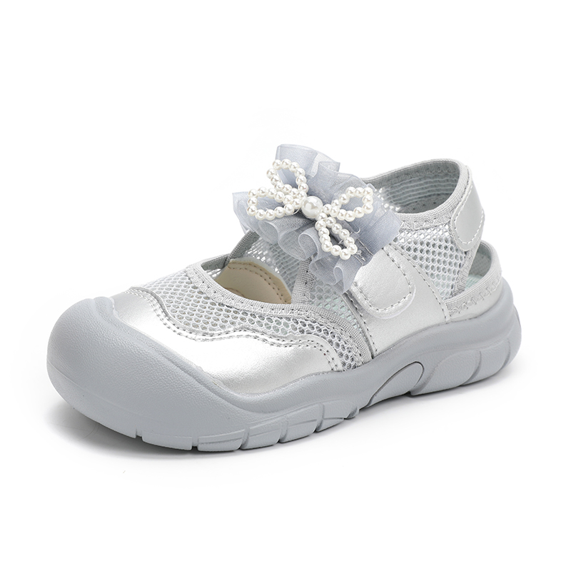 

Нескользящие, амортизирующие, износостойкие, дышащие, низкие, детские, повседневные кроссовки ZHULE, серебряный