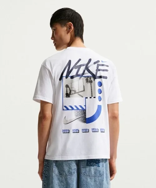 Мужские и женские футболки из 100% хлопка Nike LSE Club OC STD F1 S/S белые — фото 3