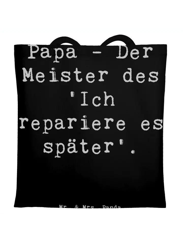 

Сумка для переноски Mr & Mrs Panda Papa Meister, черный