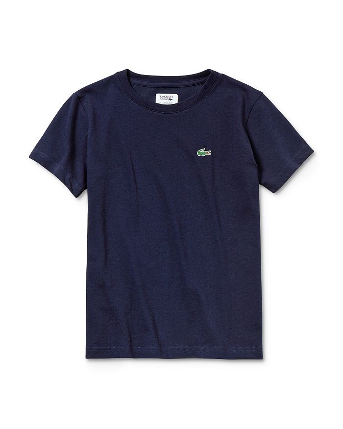 

Футболка Lacoste с короткими рукавами для мальчиков — Little Kid, Big Kid, синий