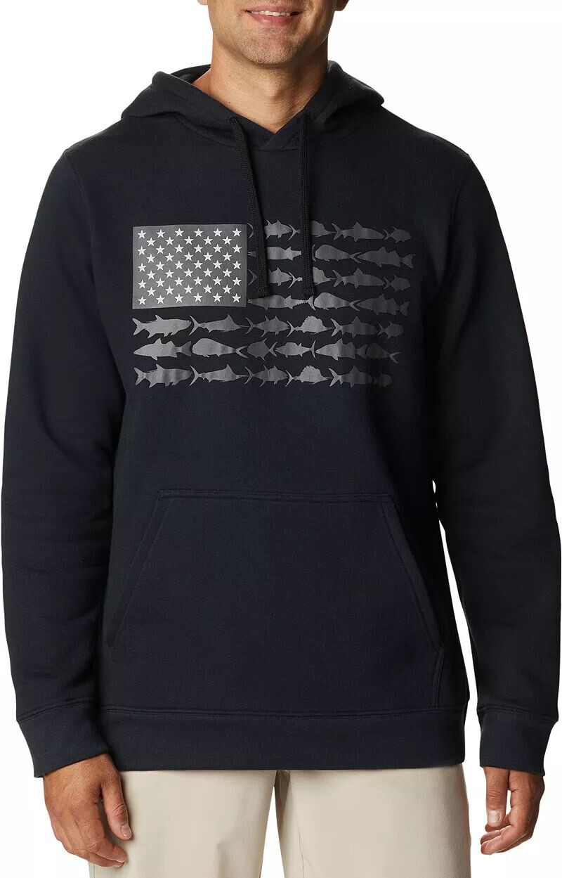 

Мужская толстовка Columbia PFG Fish Flag II, черный