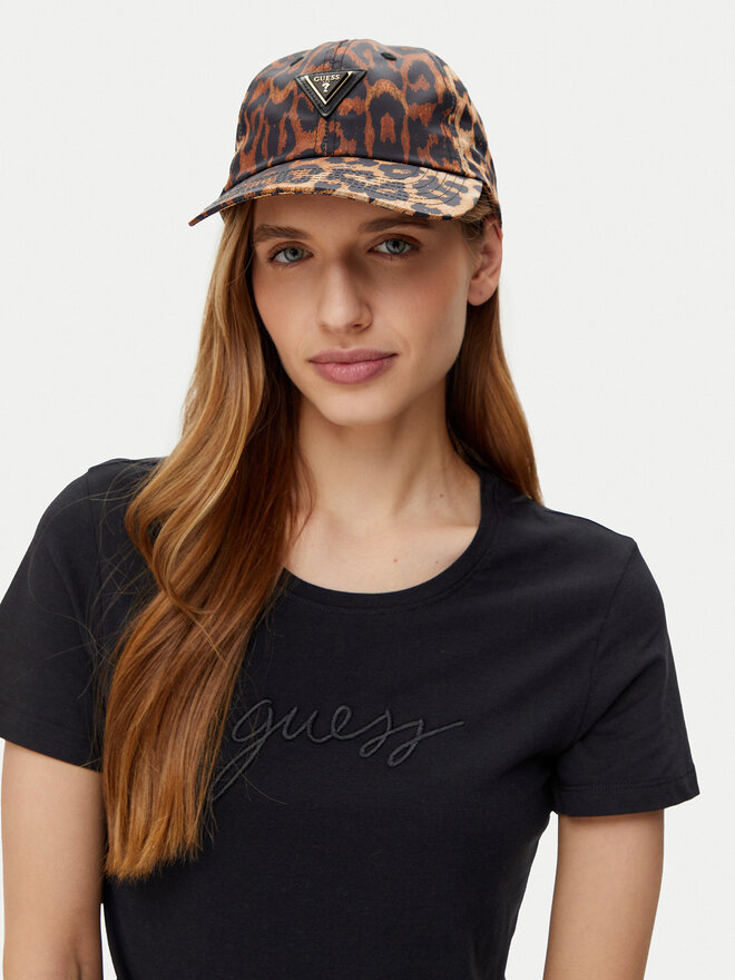 

Бейсболка Guess, коричневый