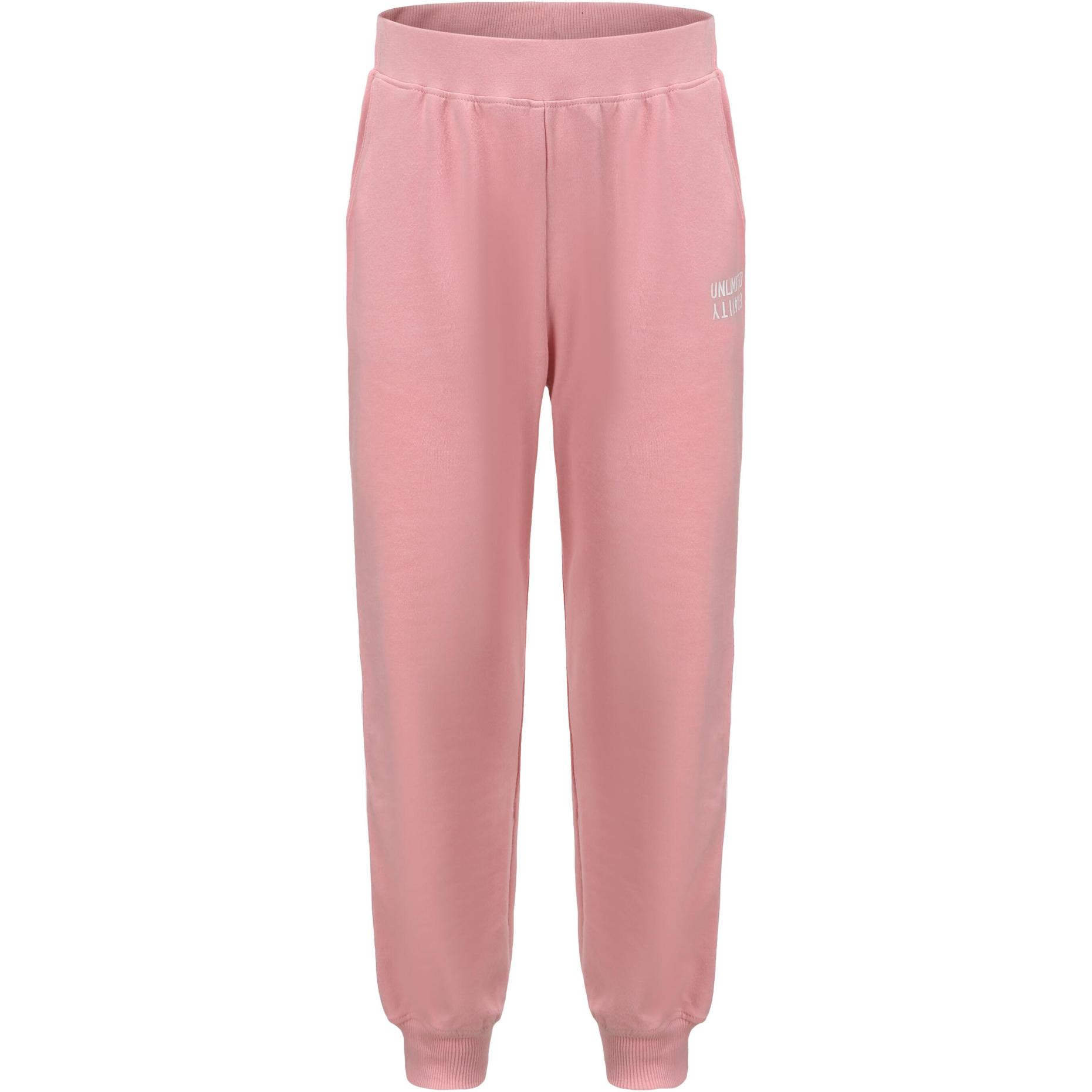 

DECATHLON Вязаные спортивные штаны розовые детские