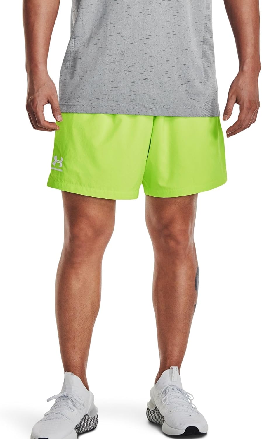 

Мужские шорты Under Armour Icon Volley - быстросохнущие, Lime Surge-White