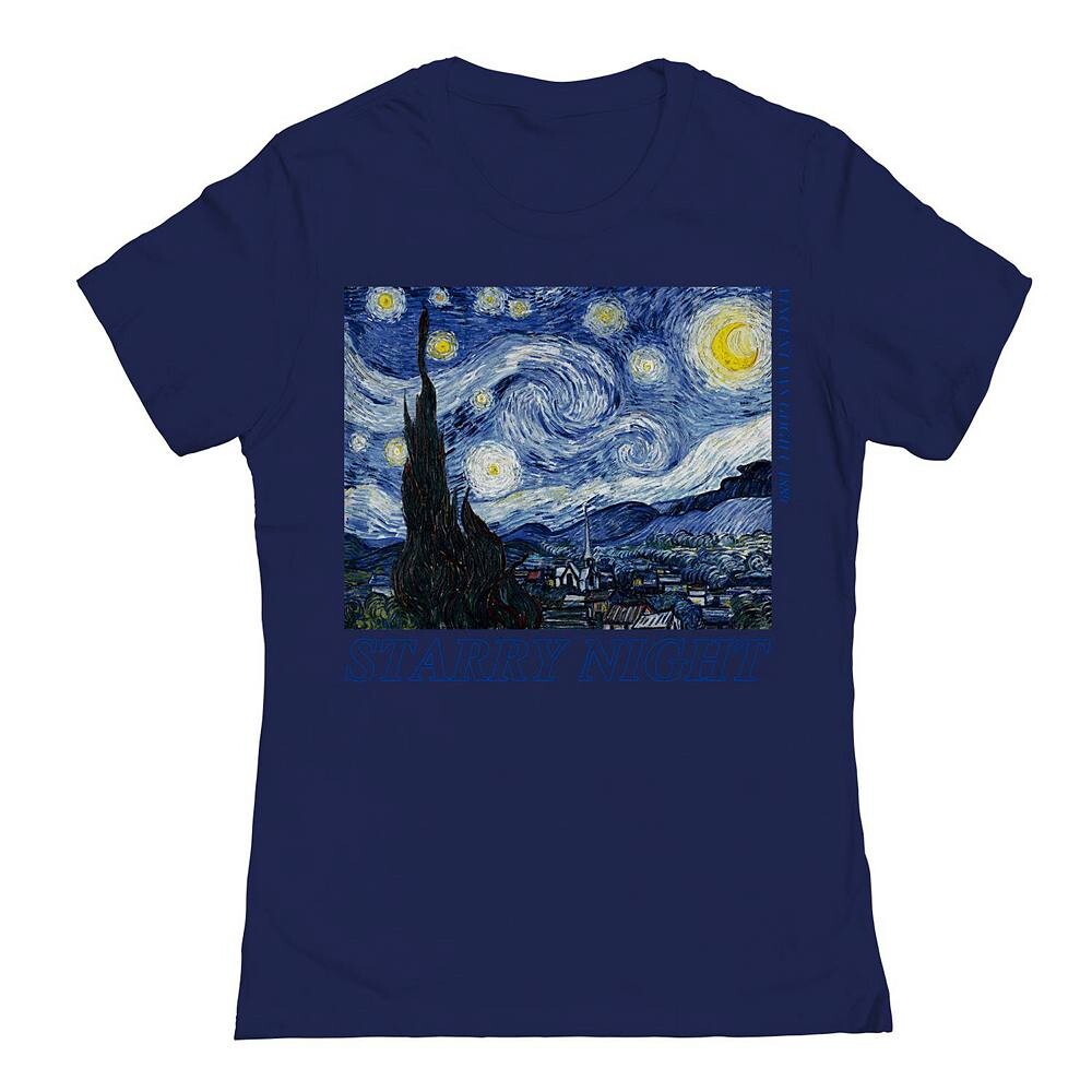 

Женская футболка с рисунком Starry Night Junior's Licensed Character, темно-синий