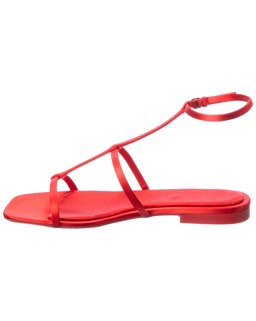 Ferragamo Aglalia атласные босоножки Salvatore Ferragamo, красный — фото 2