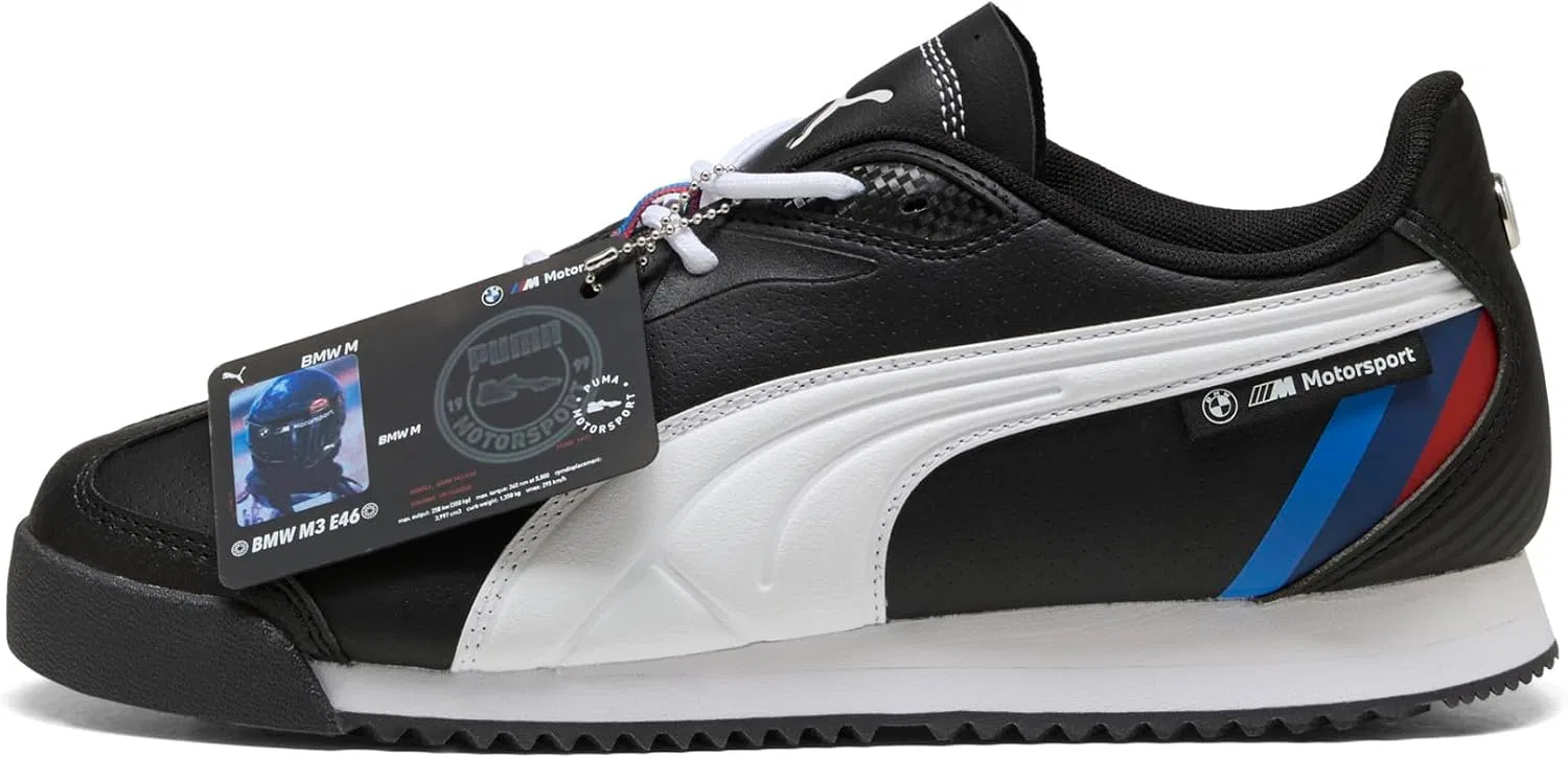 Кроссовки PUMA BMW M Motorsport Roma, черно-белые