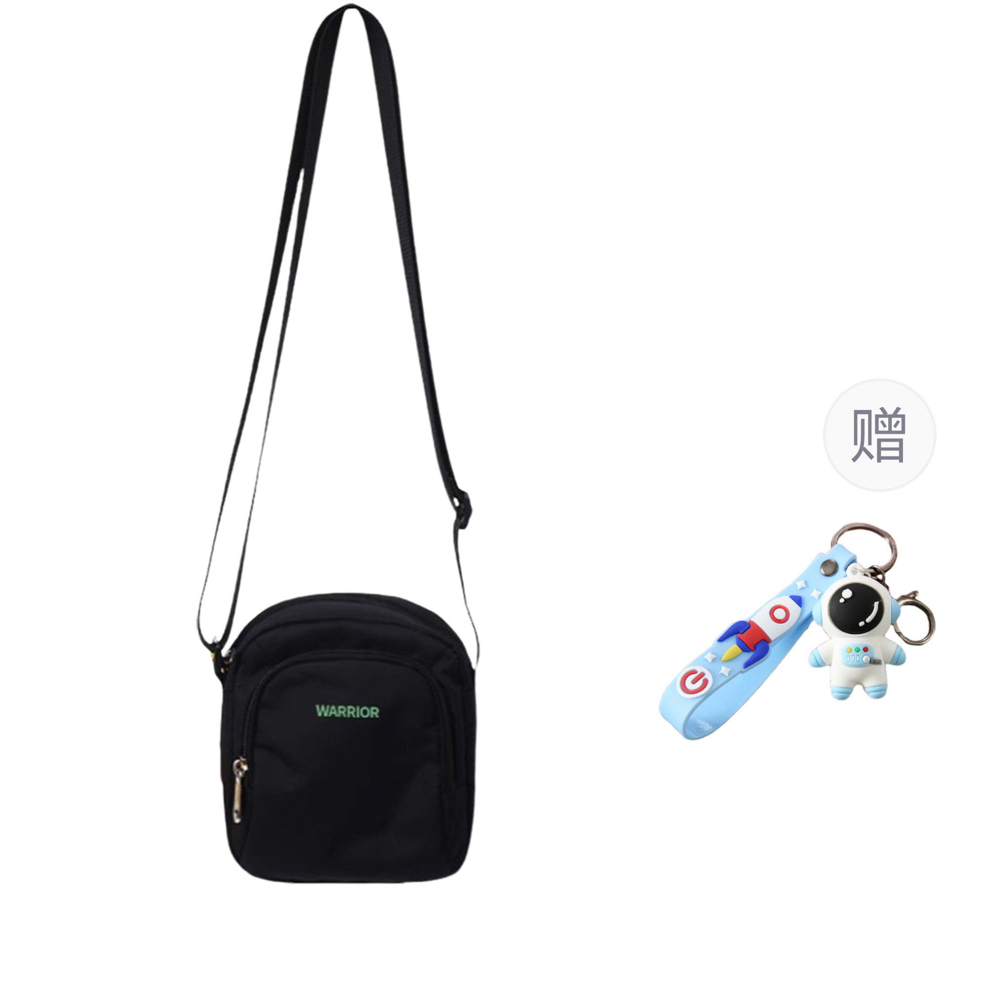 

WARRIOR Нейлоновая тканевая сумка через плечо Regular Unisex Black