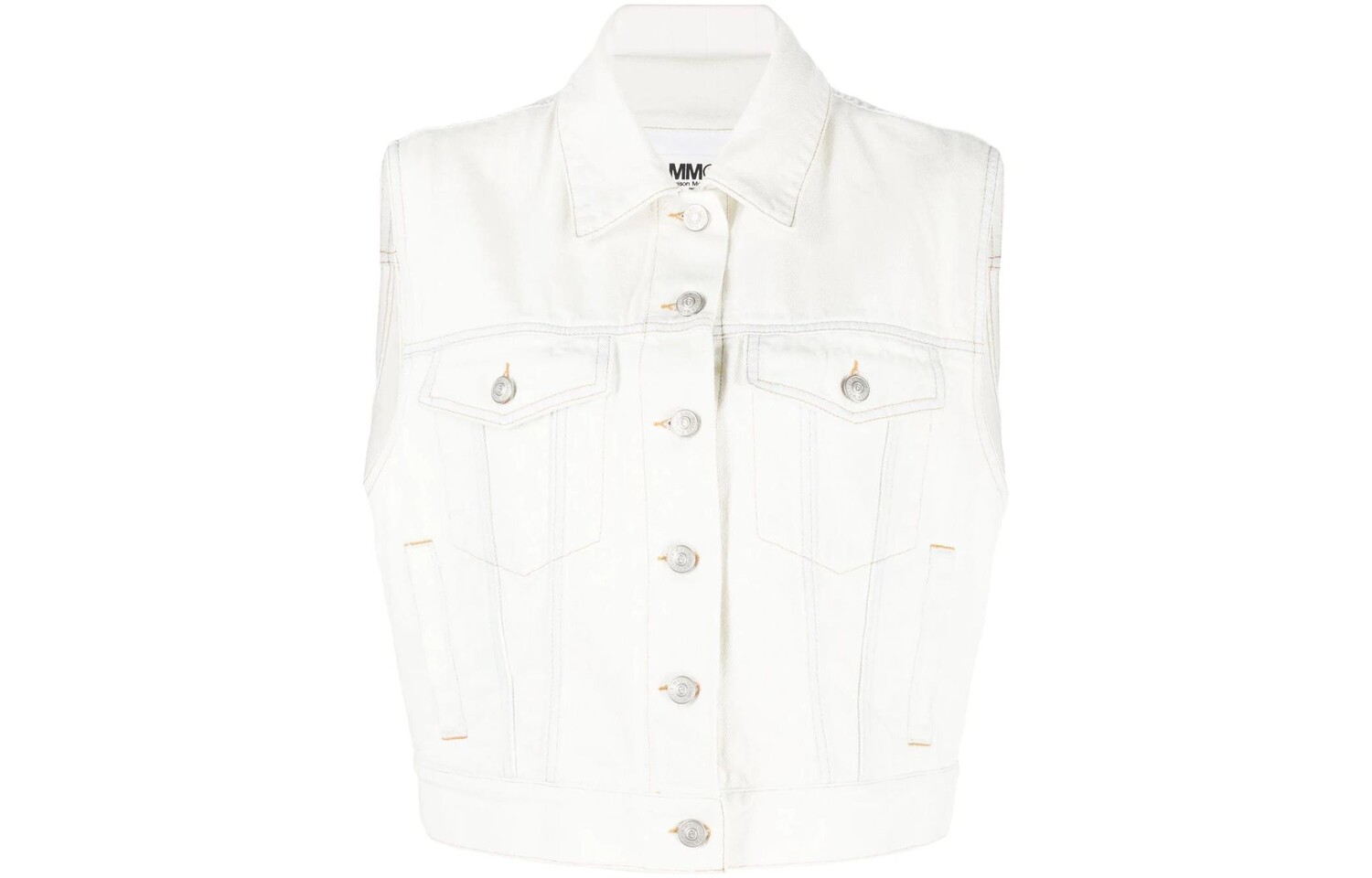 

Жилет женский белый Mm6 Maison Margiela