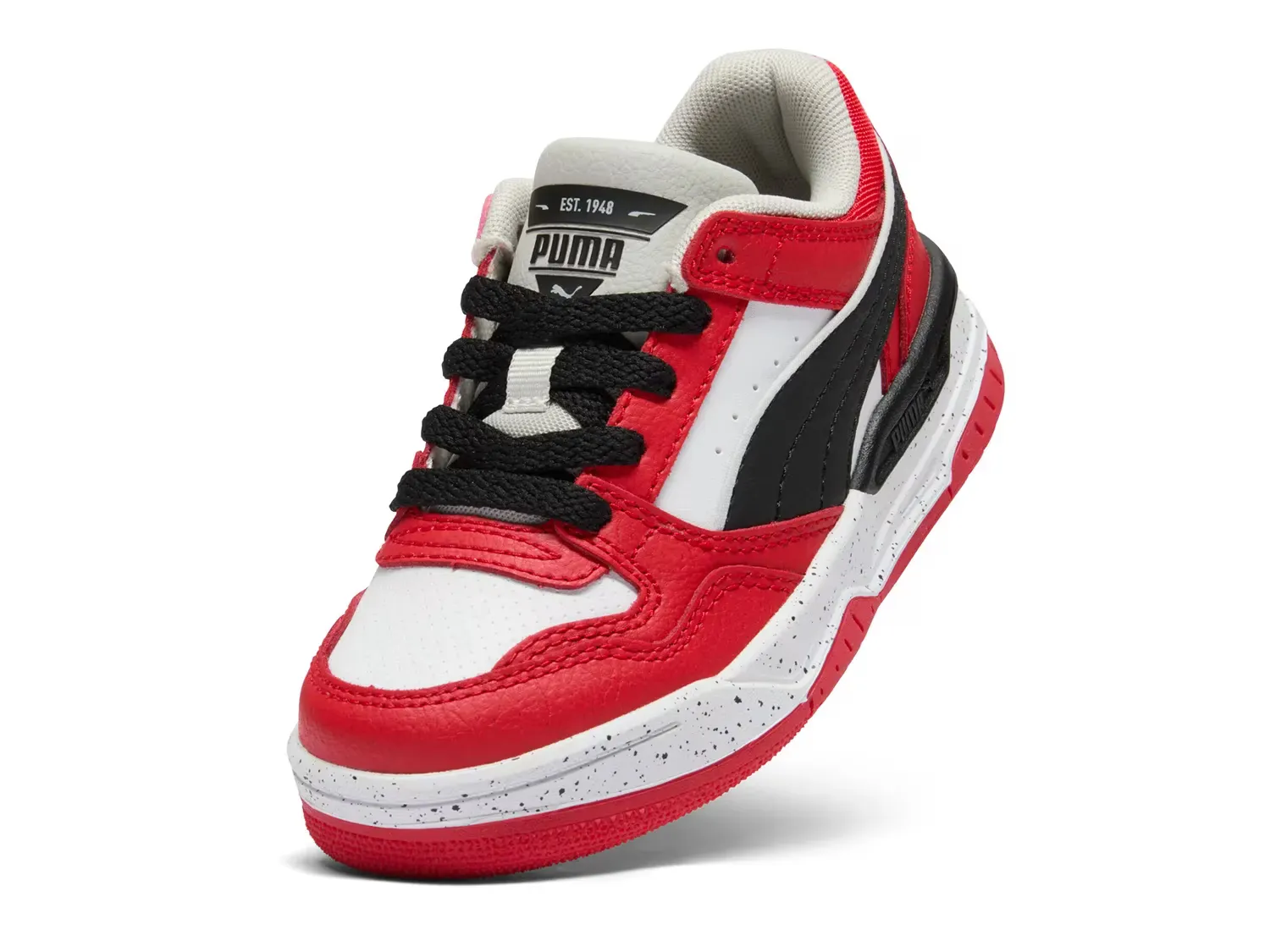 Кроссовки Rebound Retro - детские Puma, Black/Red/White — фото 4