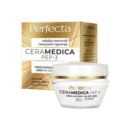 

Крем против морщин Ceramedica Pep-3 для дня и ночи 60+ 50 мл Perfecta