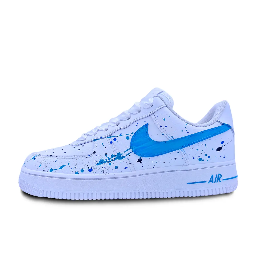 

Кроссовки Nike Air Force 1 Skateboarding Shoes Unisex Low-top Blue, белый