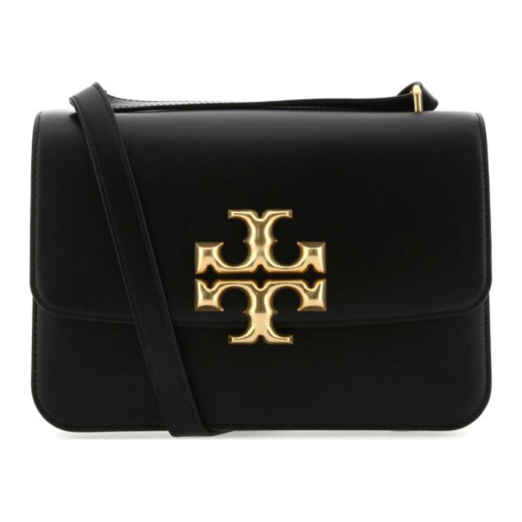 

Сумка через плечо Eleanor из кожи коровы, средний размер, женская, черная TORY BURCH