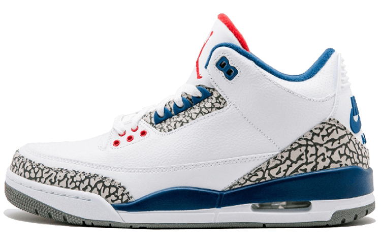 

Кроссовки JORDAN 3 Retro True Blue 2016, Серый, Кроссовки JORDAN 3 Retro True Blue 2016