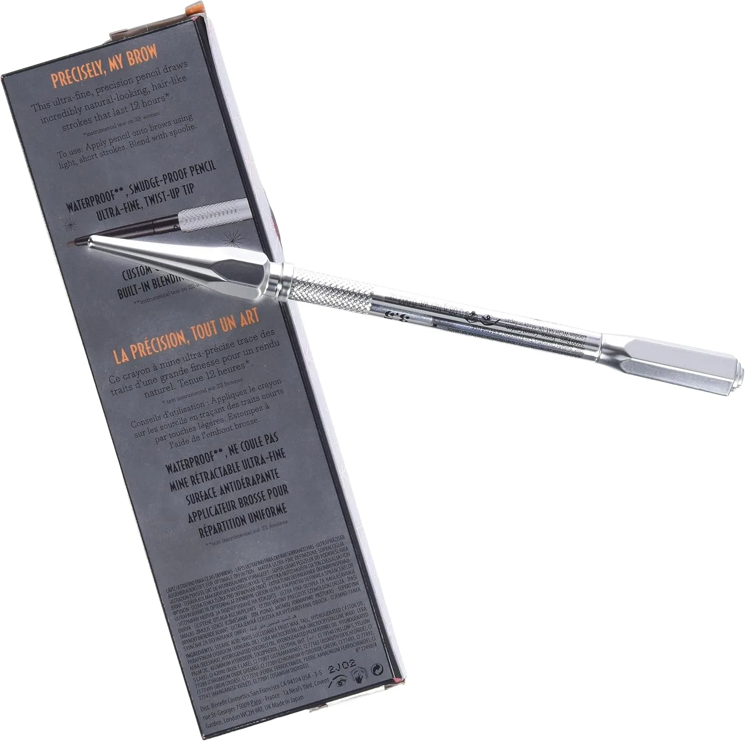 Карандаш для бровей ультратонкий Benefit Precisely, My Brow Pencil, нейтральный средне-коричневый — фото 2