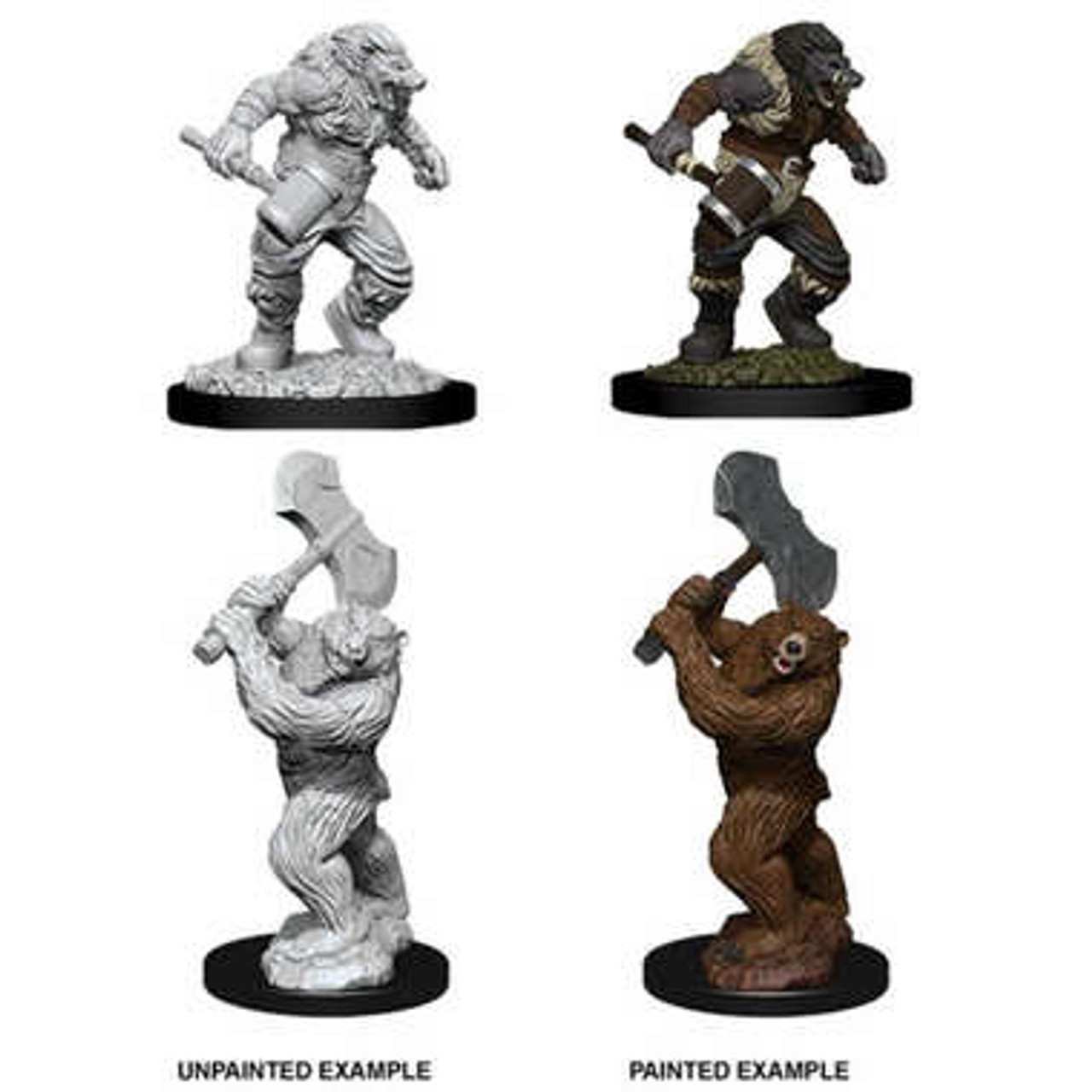 

Миниатюра Dungeons & Dragons: Nolzur's Marvelous Unpainted Miniatures: Wereboar & Werebear