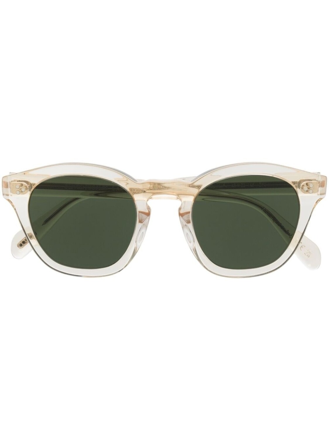

Oliver Peoples солнцезащитные очки в круглой оправе, нейтральный цвет