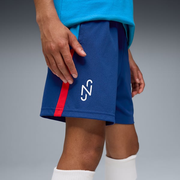 Футбольные шорты для больших детей Neymar Jr. Playmaker Puma, синий — фото 2