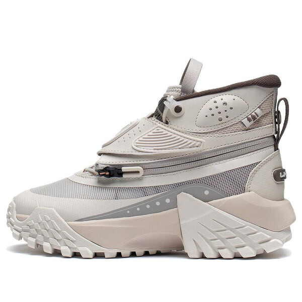 

Кроссовки противоточные linchuan dream chase high top Li-Ning, бежевый
