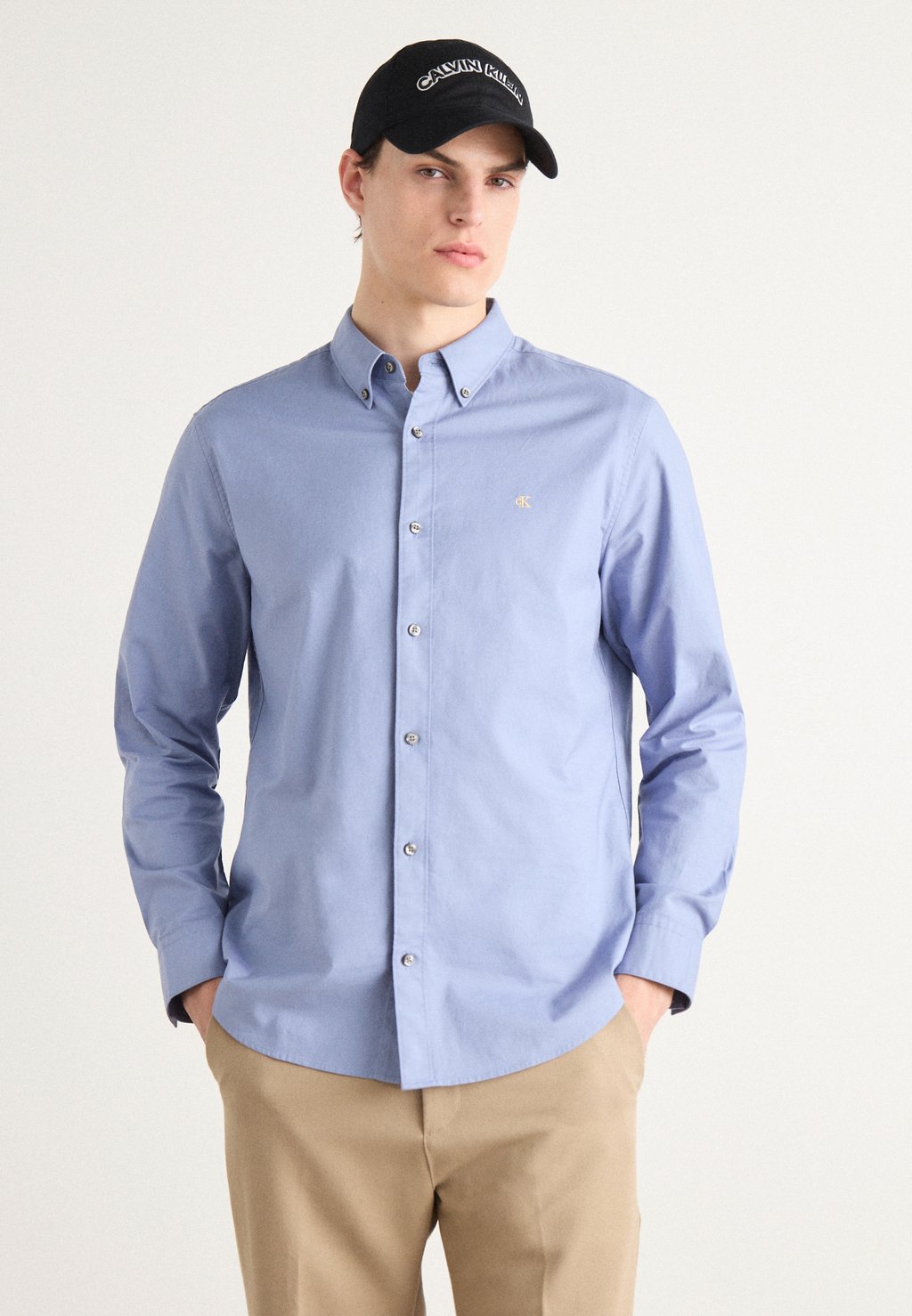 

Рубашка SOLID CLASSIC SHIRT Calvin Klein Jeans, светло-голубой