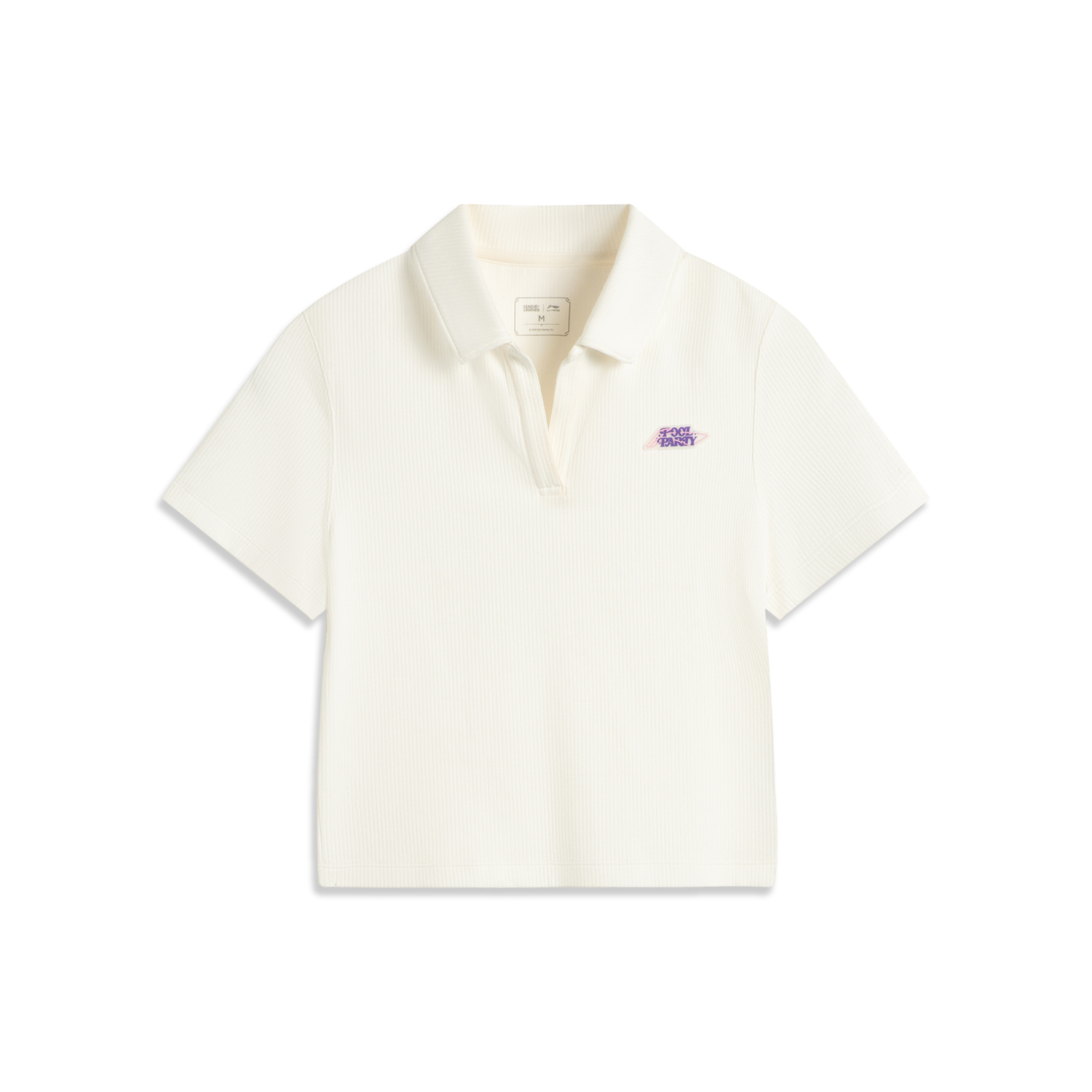 

LINING Футболка-поло League of Legends Sports Life Collection женская ivory