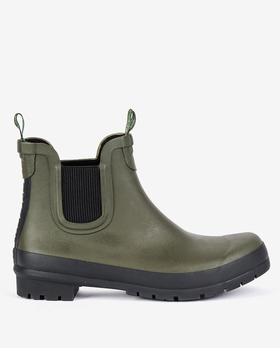 

Мужские ботинки с флисовой подкладкой и шлевками для ремня. Barbour, зеленый