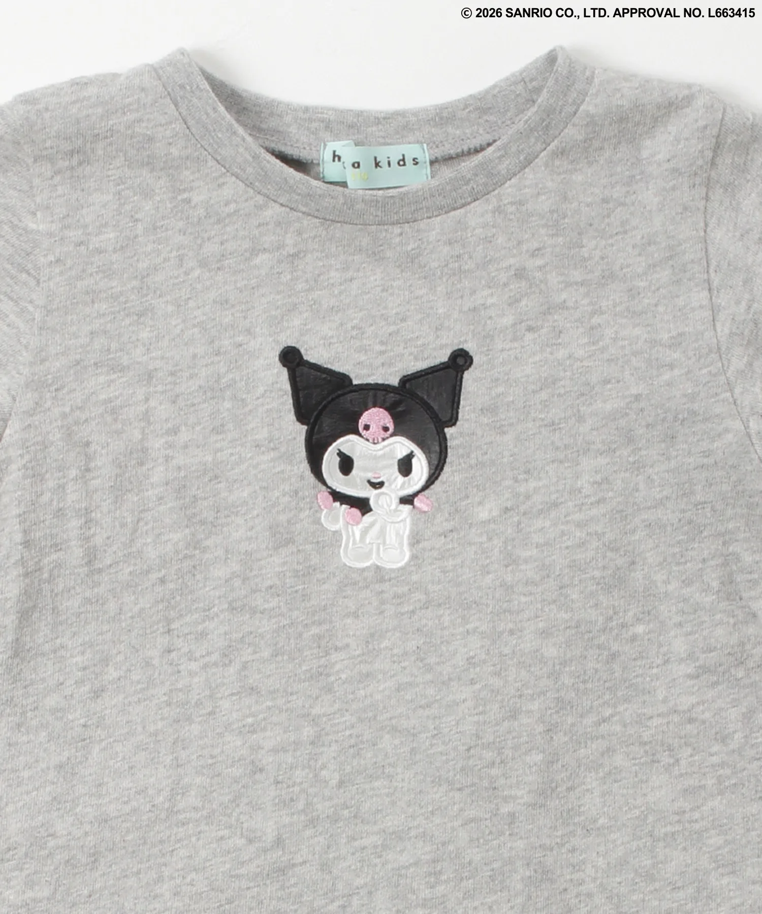 Детская футболка Hakka Kids с персонажами Sanrio в цвете off-white — фото 3