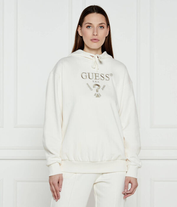 

Толстовка Guess Active Roberta Loose Fit, белый