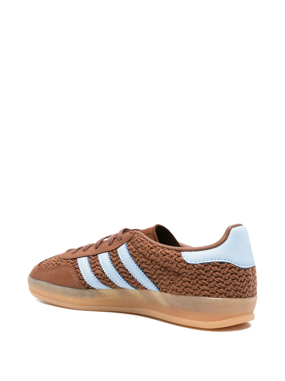 Кроссовки Gazelle из кожи adidas, коричневый — фото 3