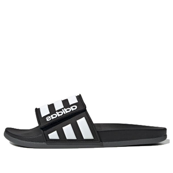 

Тапочки adilette comfort adj 'black white' Adidas, черный