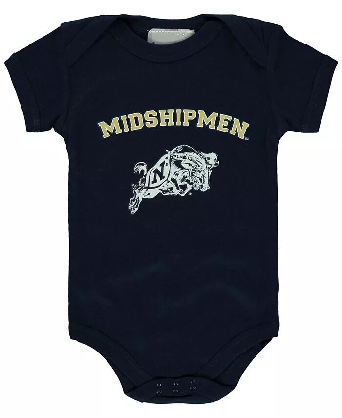 

Боди для мальчиков и девочек Navy Midshipmen Arch and Logo Two Feet Ahead