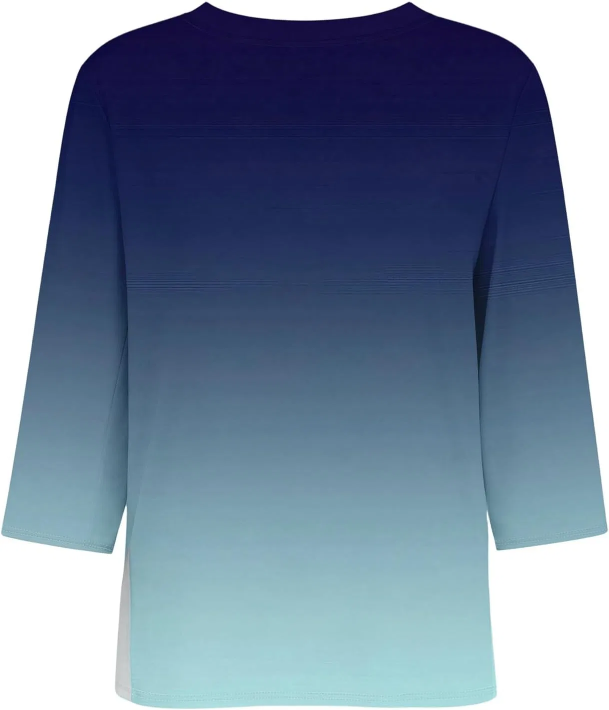 Блуза для женщин с V-образным вырезом и рукавом 3/4, цвет Royal Blue — фото 3