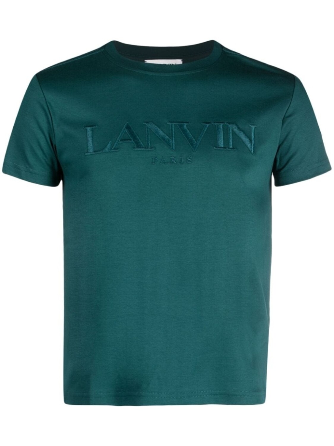 

Lanvin футболка с вышитым логотипом, зеленый