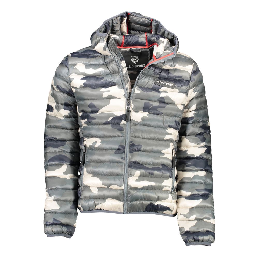 

Зеленая куртка из полиэстера Plein Sport, зеленый
