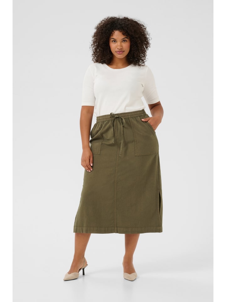 

KAFFE curve Юбка KCnana свободного кроя, цвет «Виноградный лист»