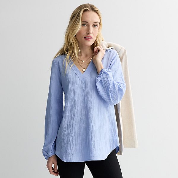 

Женская туника с длинным рукавом Nine West, Paden Peri