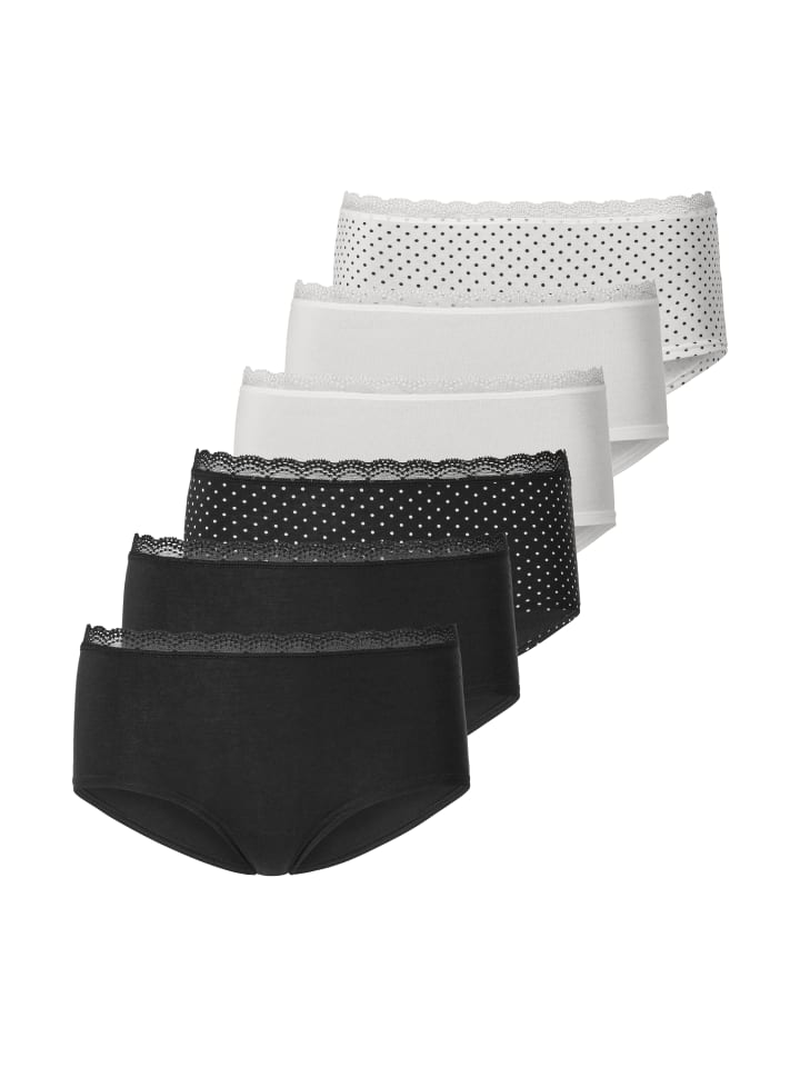 

Vivance Трусики-стринги черного/кремового цвета