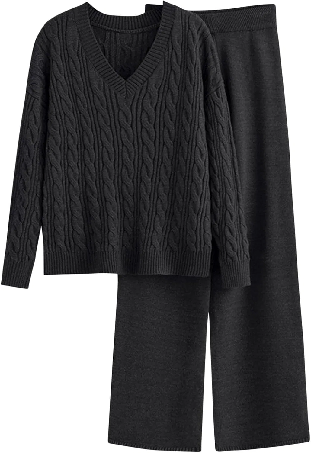 Спортивный костюм Ribbed Knit, Generic, A07_black
