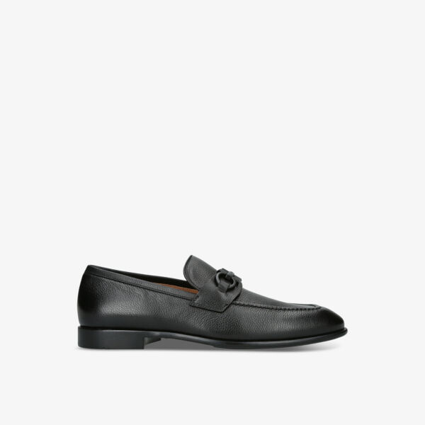 

Кожаные мокасины Foster gancho с отделкой Horsebit Salvatore Ferragamo, черный