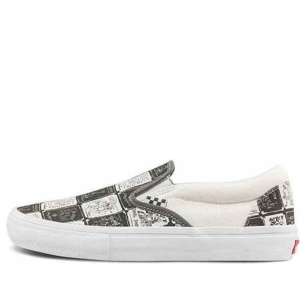 

Кроссовки daniel johnston x skate slip-on 'cassette tape' Vans, черный