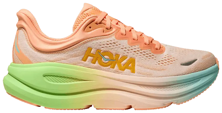 Кроссовки HOKA Wmns Bondi 9 'Frost Pale Tangerine', розовый