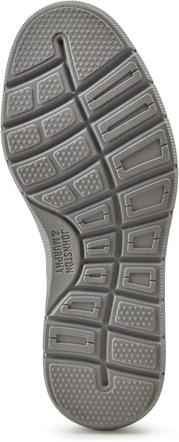 Johnston & Murphy Little Kid Holden Plain Toe Dress Casual Boys Lace-Up Shoe, черный — фото 4