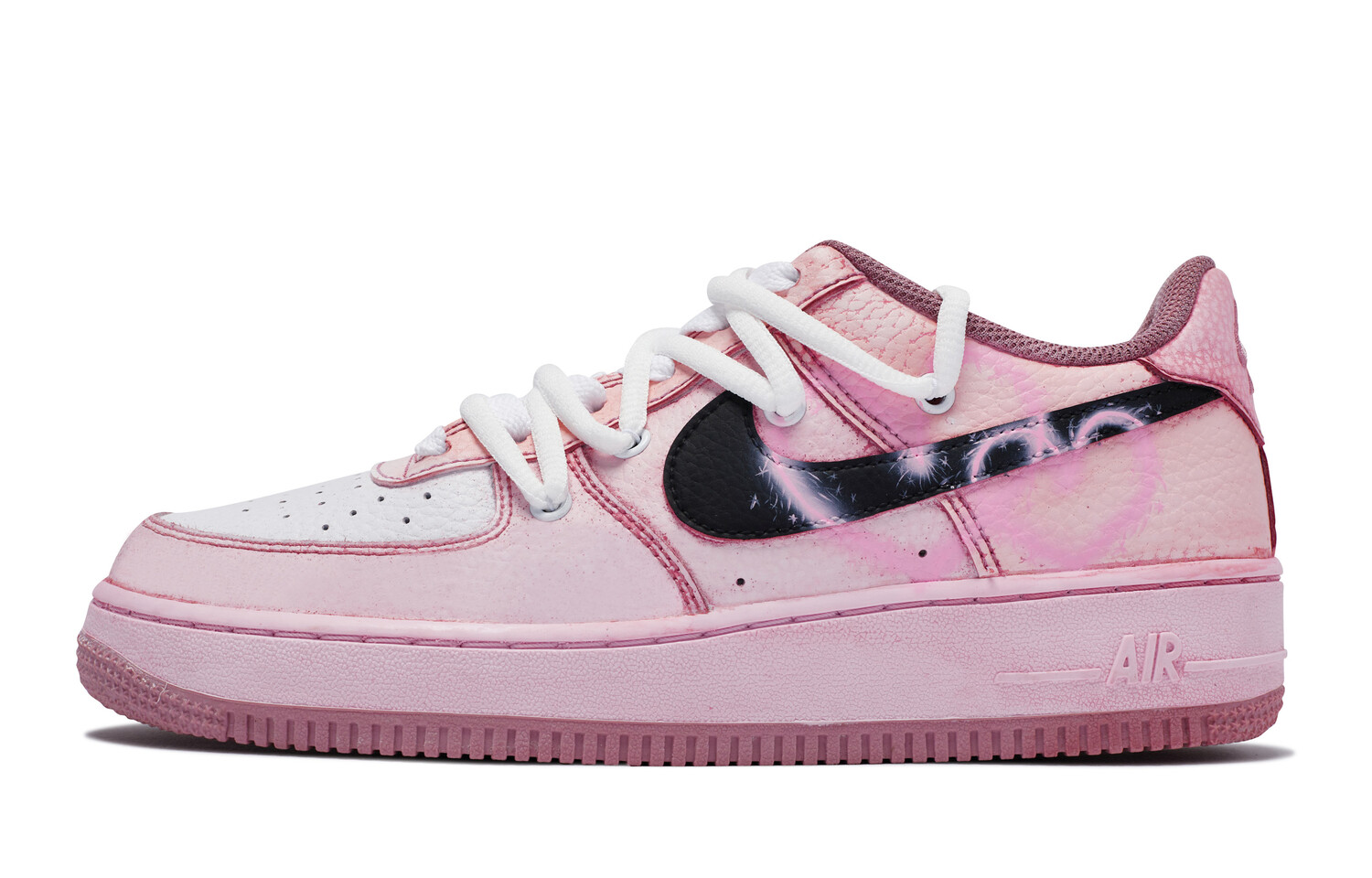 

Кроссовки Nike Air Force 1 Skateboard Shoes Women's Low-Top White Pink, Белый, Кроссовки Nike Air Force 1 Skateboard Shoes Women's Low-Top White Pink