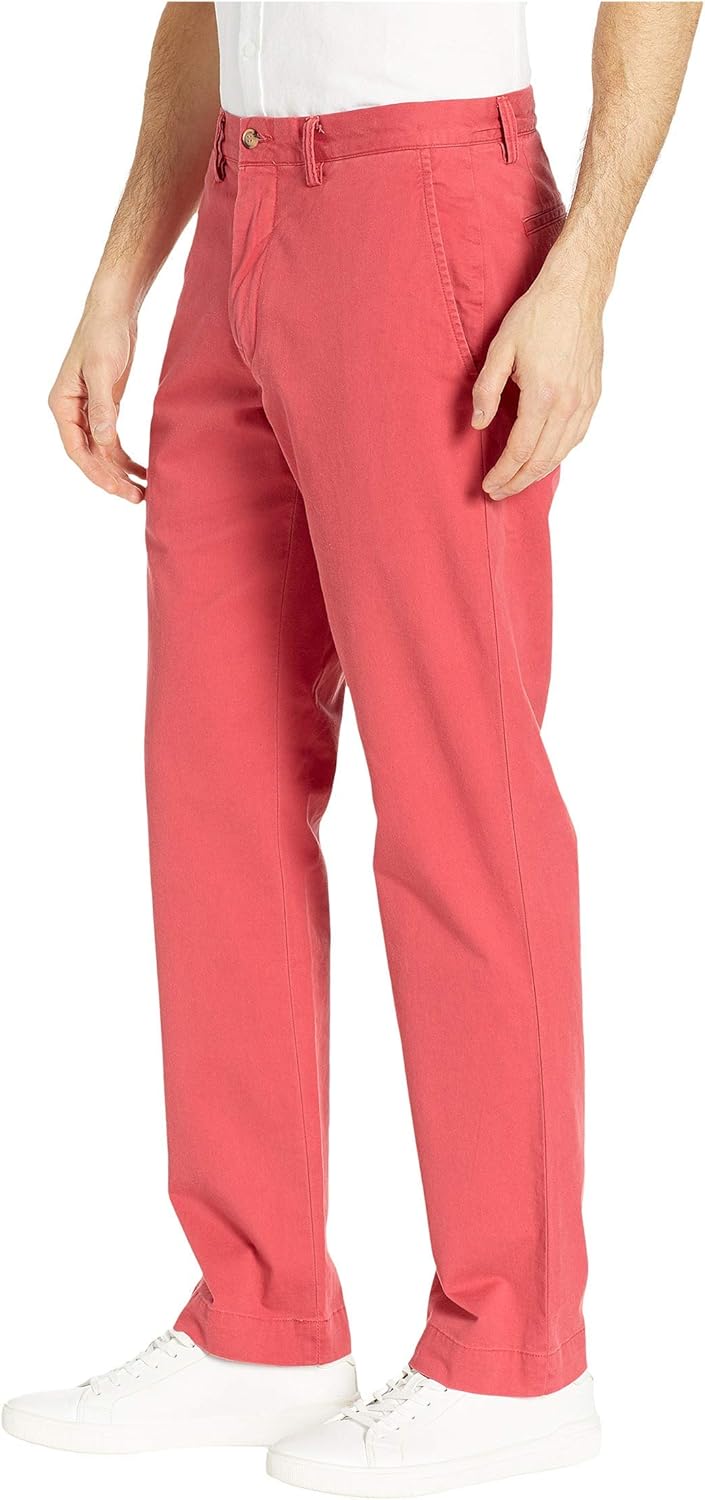 Прямые брюки-чинос с эффектом потертости и эластичной тканью POLO RALPH LAUREN, Nantucket Red — фото 2