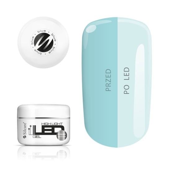 

Синий гель для светодиодов High Light, 100 г Silcare